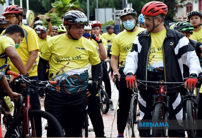 Raja Muda Perlis, Yang Dipertua Negeri Melaka sertai &#039;Program Cycle Jom Perlis&#039;