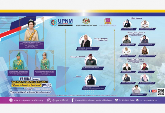 UPNM jayakan webinar Cabaran Wanita Dalam Keselamatan
