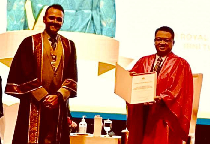 Raja Muda Perlis penerima pertama Honorary Fellow of the College of Physicians Malaysia