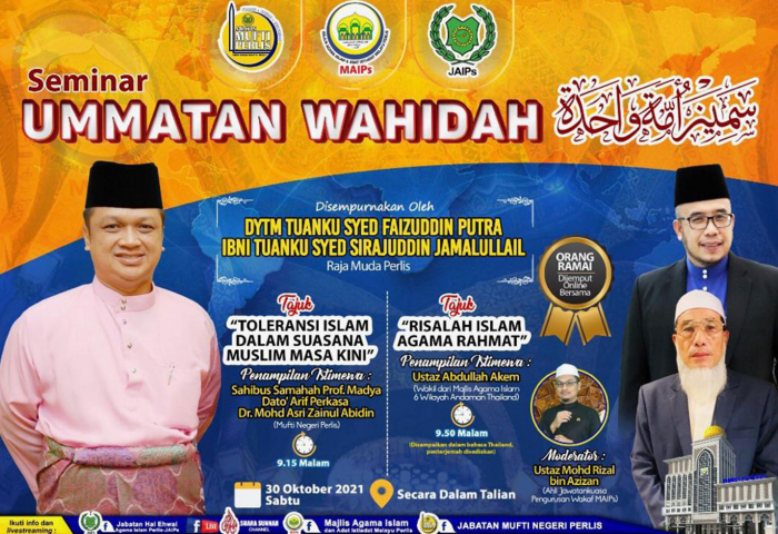 Raja Muda Perlis doa umat Islam di Perlis Malaysia Thailand bersama cari solusi terbaik bantu pembangunan ummah