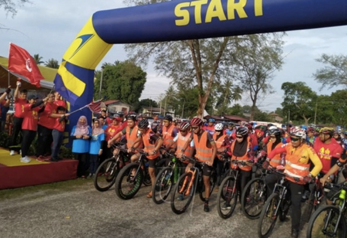 Raja Muda Perlis sertai Kayuhan Ria Diraja Generasiku Sayang 2019