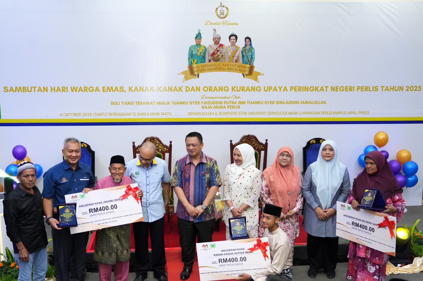 Usaha Perkukuh Semangat Inklusif Terus Diperkasa — Raja Muda Perlis