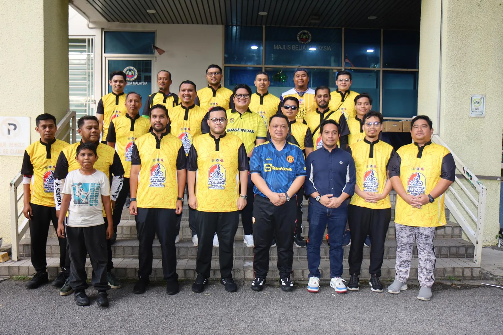 Raja Muda Perlis Berkayuh Santai Bersama Belia, Rasmi Y HUB @MBM