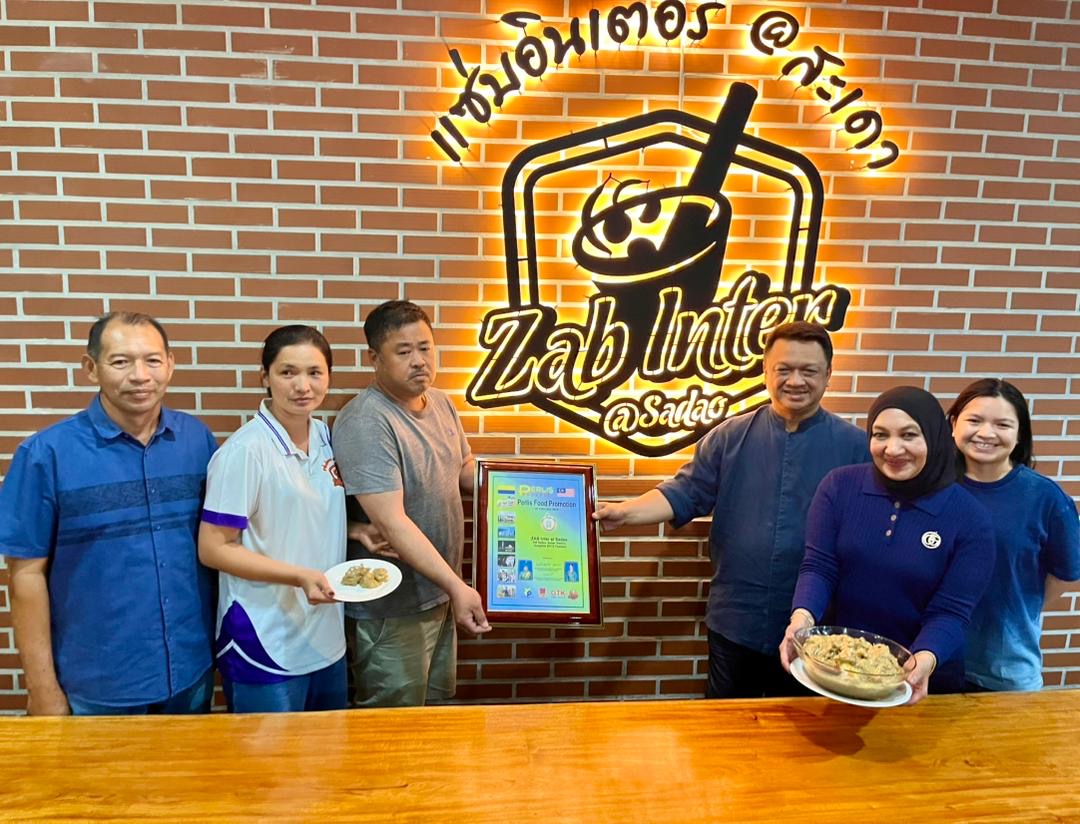 Masakan Perlis Tembusi Sempadan, Raja Muda Lancar Promosi di Sadao