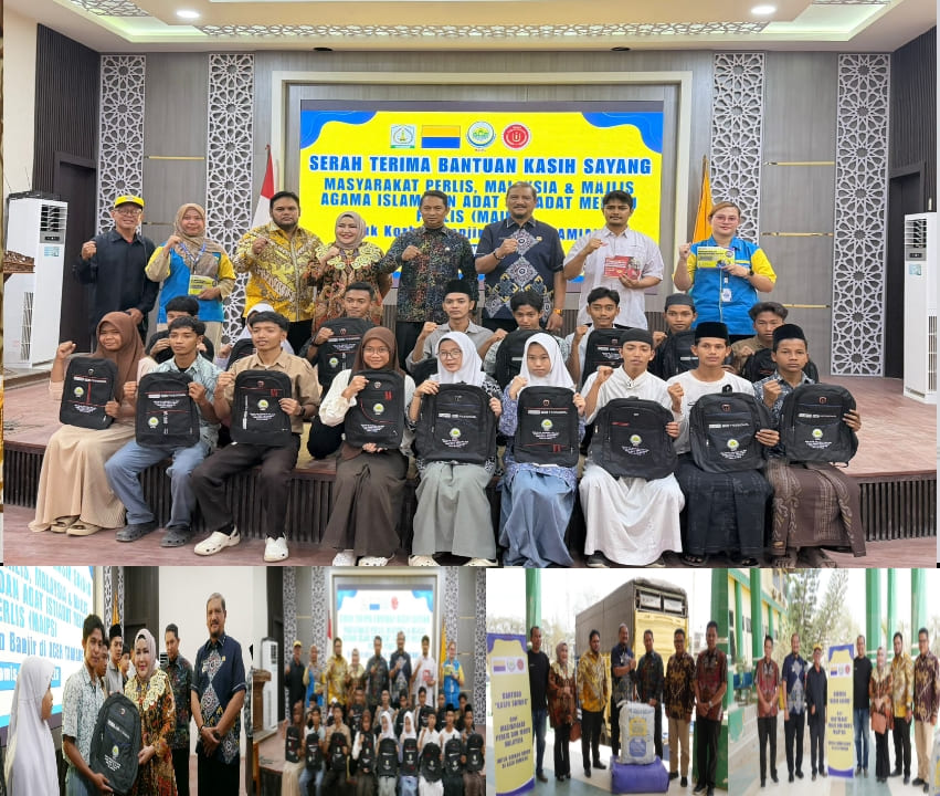 Prof. Adjunct Dr. Marniati Serahkan 3.000 Paket Perlengkapan Sekolah untuk Siswa SMA dan Santri di Aceh Tamiang