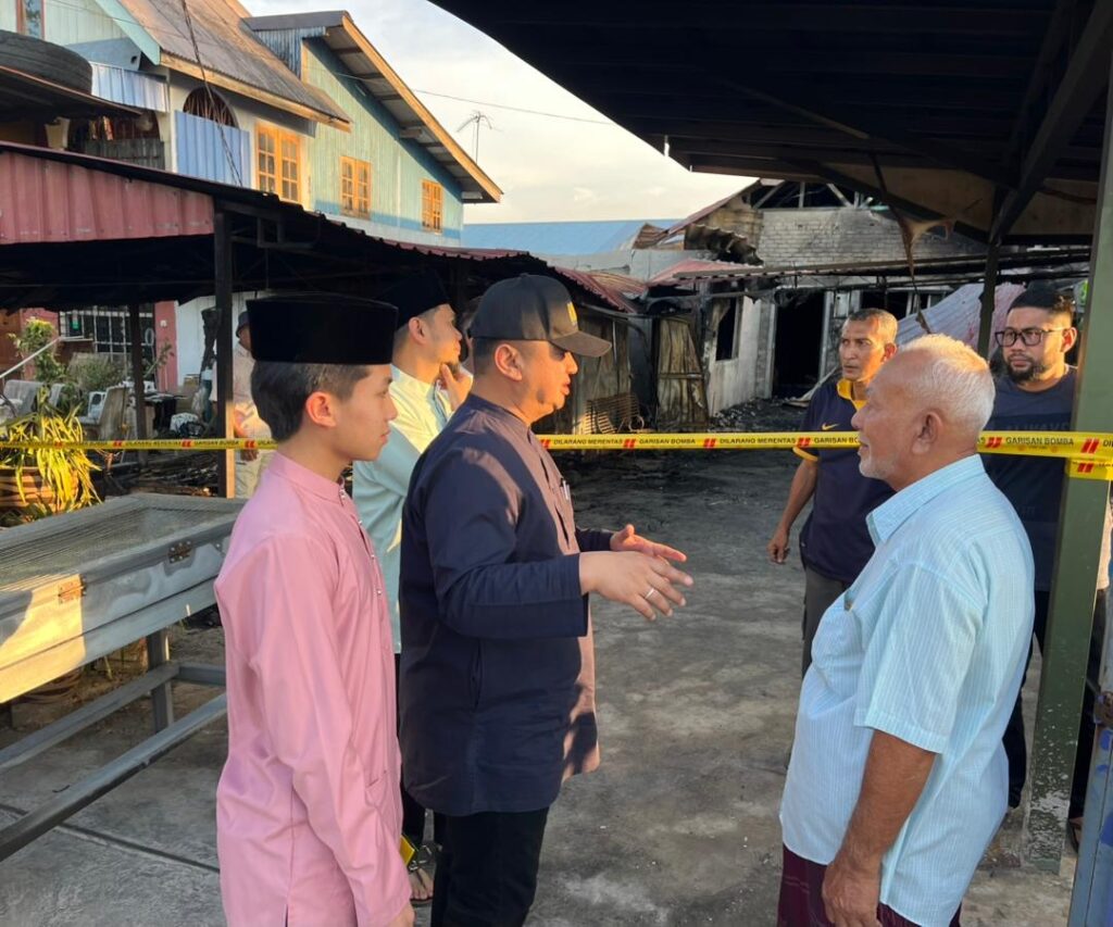 Raja Muda Perlis, Waris Kedua ziarah mangsa kebakaran di Mata Ayer