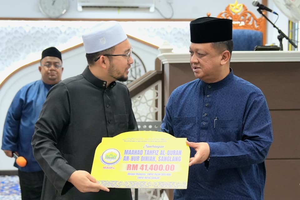 MAIPs Salur RM62,400 Bantu Maahad Tahfiz, Asnaf Di Sanglang