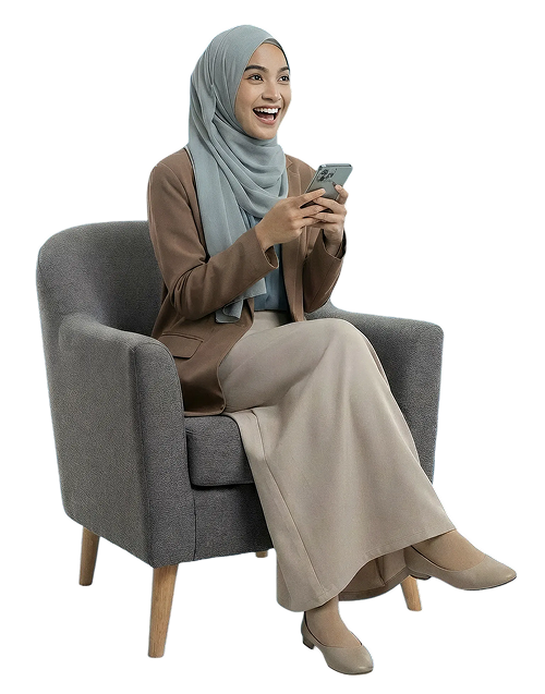 woman sitting