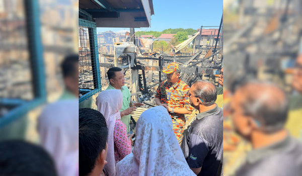 Raja Muda Perlis salur sumbangan awal kepada mangsa kebakaran